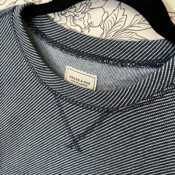 Frank oak diagonal strip crewneck shirt - Picture 2 of 6